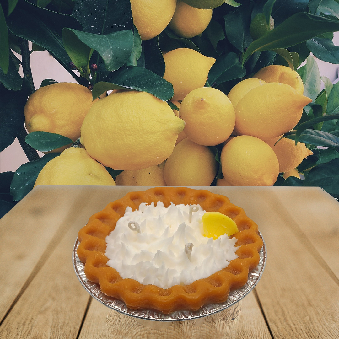Lemon Meringue Pie 5-inch Pie Candle