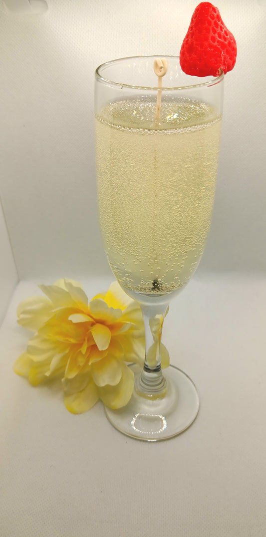 Champagne Candle